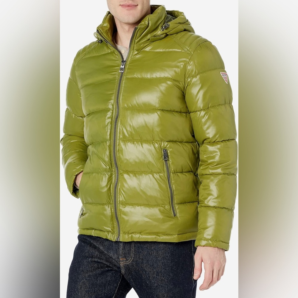 NEW! Guess Men's Moss Puffer Jacket Size $225